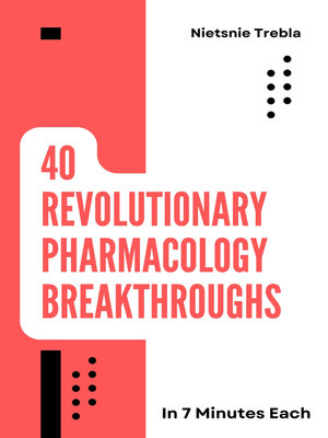 cover image of 40 Revolutionary Pharmacology Breakthroughs in 7 Minutes Each